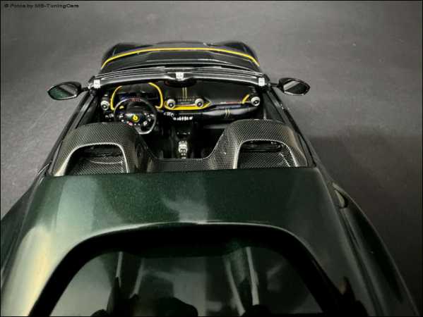 1:18 BBR Ferrari 812 Competizione A Aperta Verde Zeltweg – Limited 70 pcs